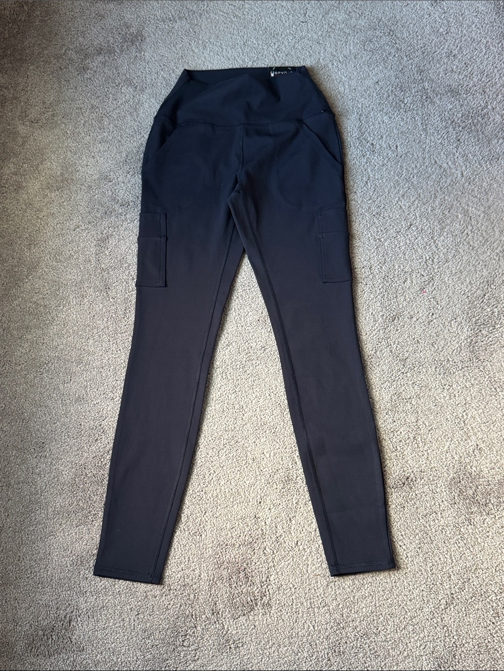 Spyder Black High Rise Pocket Compression Active Leggings SIZE S Workout Yoga